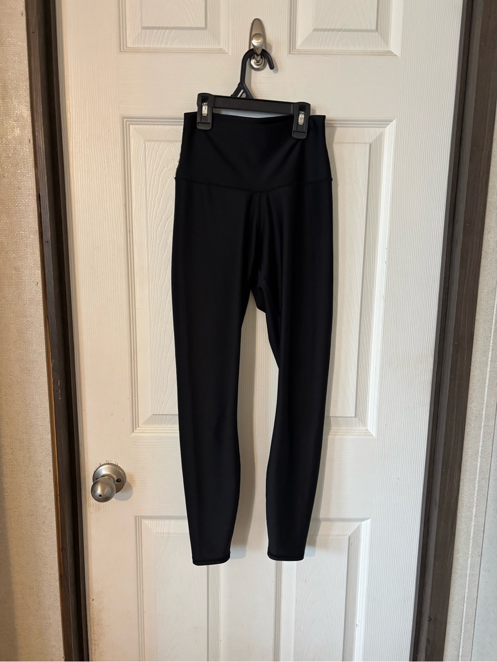High-Waist Black Performance Leggings